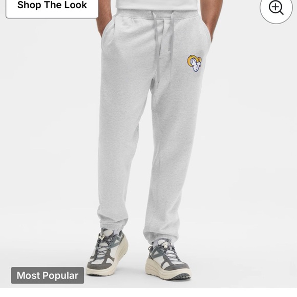 Lululemon x NFL Los Angeles Rams Gray Steady State Crewneck and joggers - Picture 4 of 13